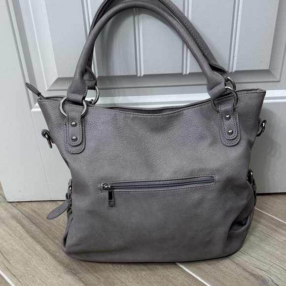 Elegant Gray Women's Handbag - Picture 2 of 5
